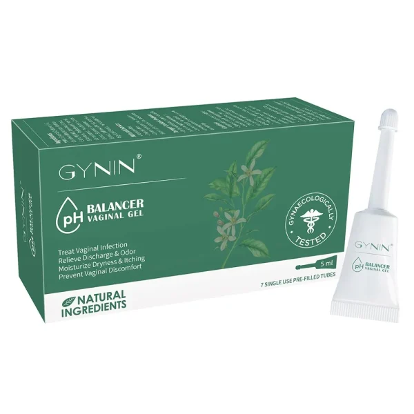 vaginal gel for dryness itching discharge odor by gynin